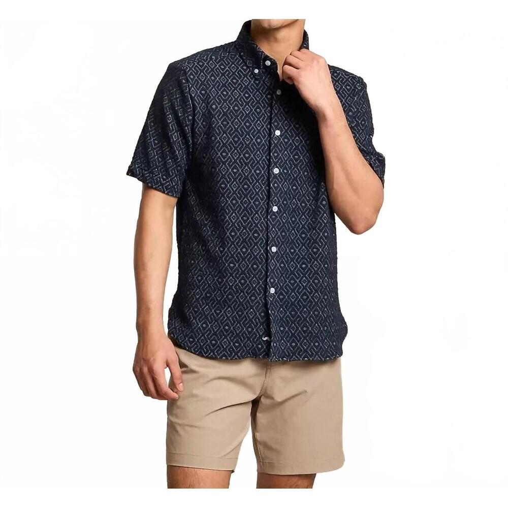 NEW AMERICAN HERITAGE mystic knit shirt in diamond